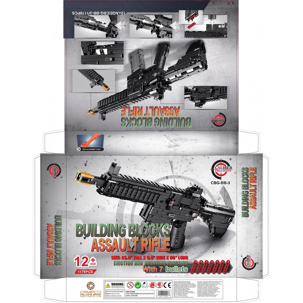 Caliber Gourmet - Precision Building Blocks Machine Gun