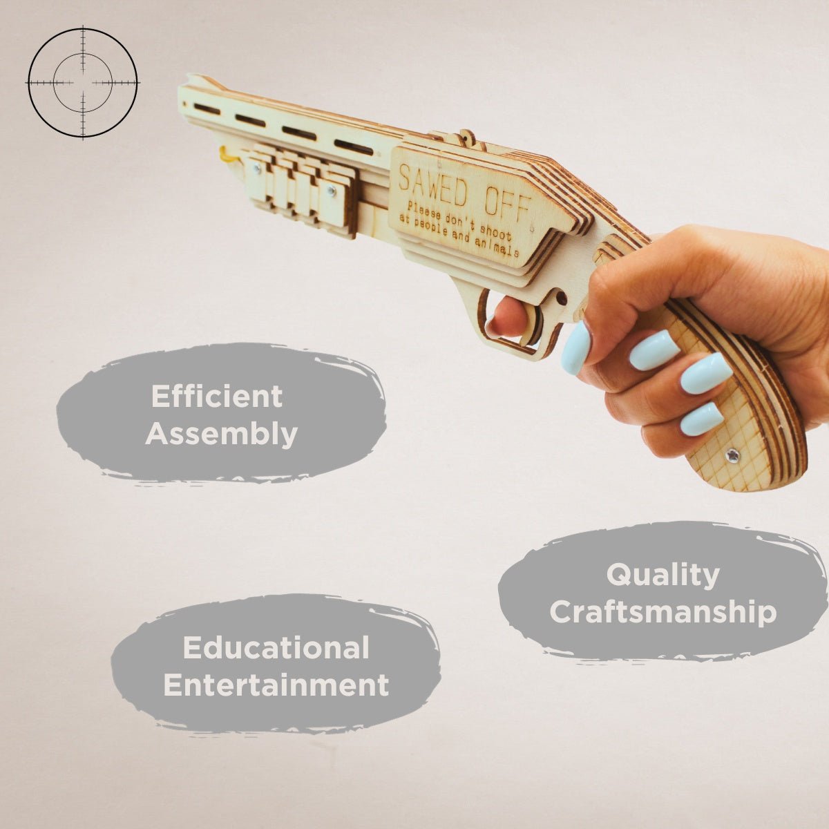 Caliber Gourmet - Shot Gun Wood Puzzle Kit