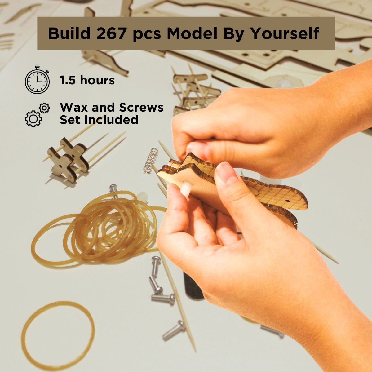 Caliber Gourmet - Shot Gun Wood Puzzle Kit