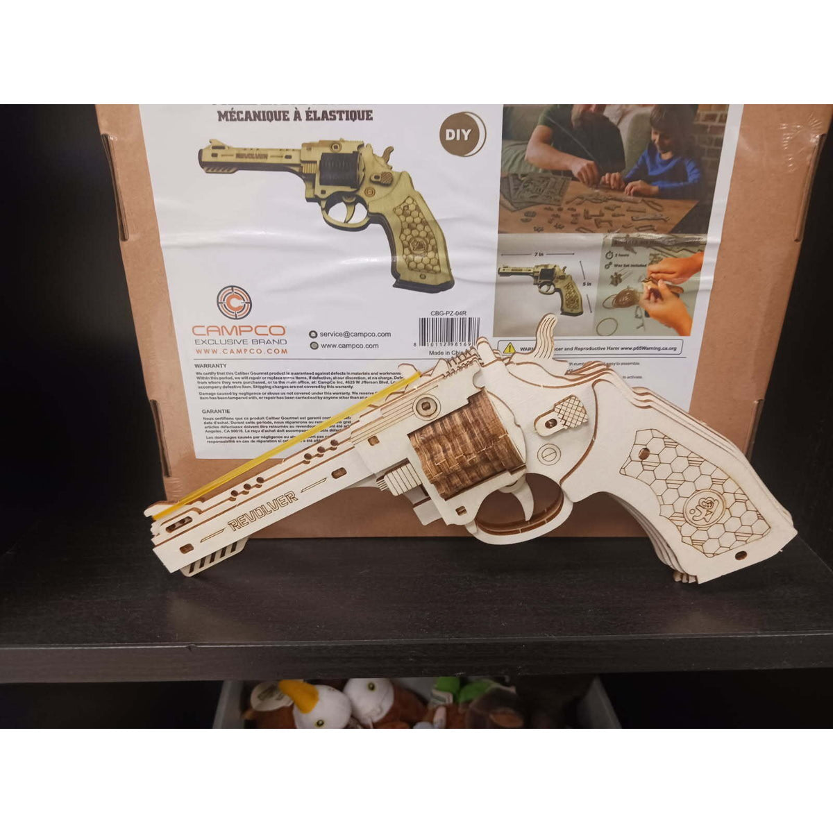 Caliber Gourmet - Revolver Wood Puzzle Gun Kit