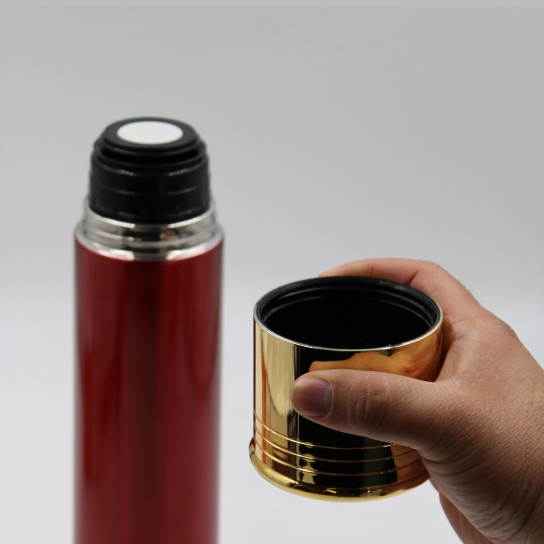 Caliber Gourmet - Shotgun Shell Red Thermo Bottle 1 Liter
