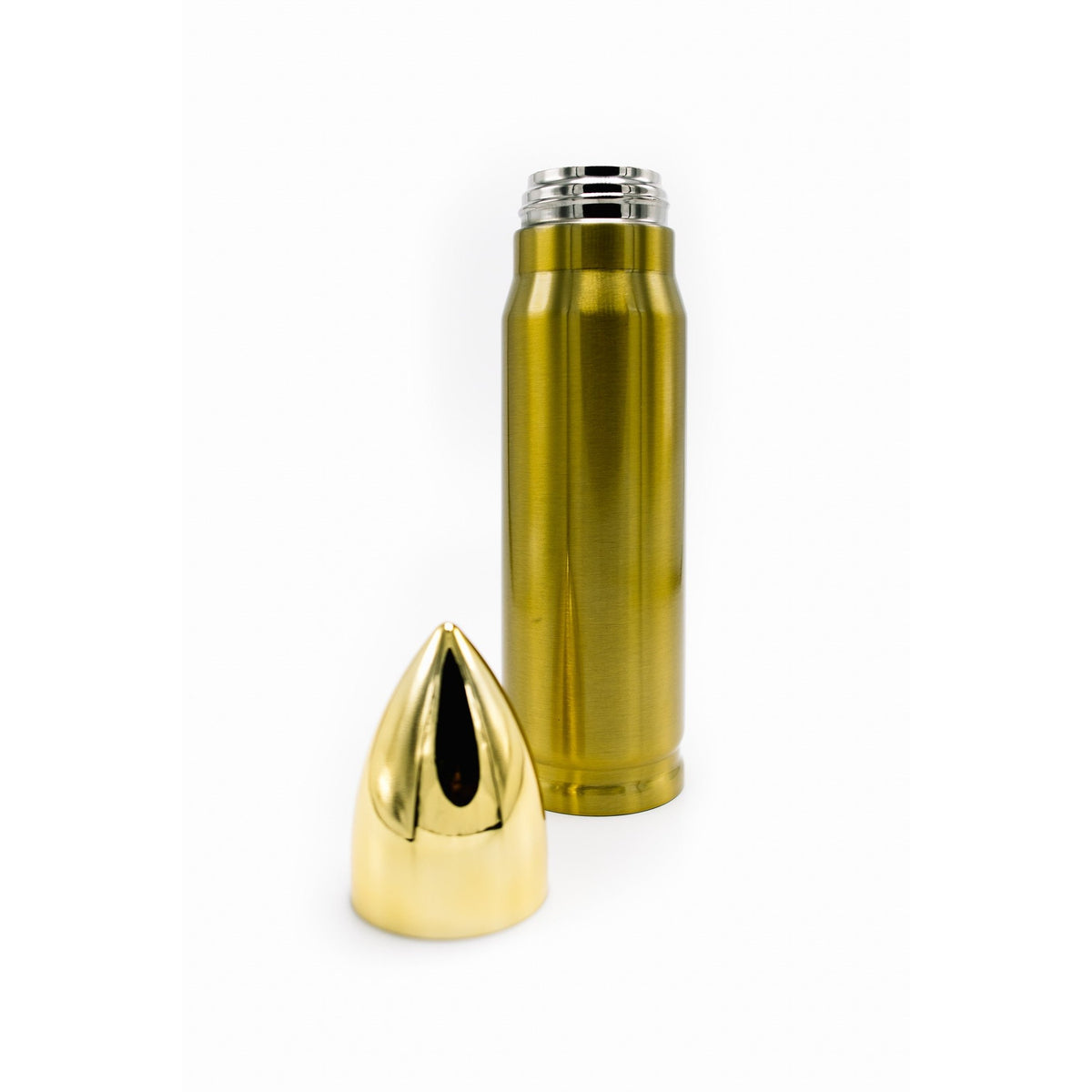 Caliber Gourmet - Bullet Thermo Bottle, 17 oz, Gold