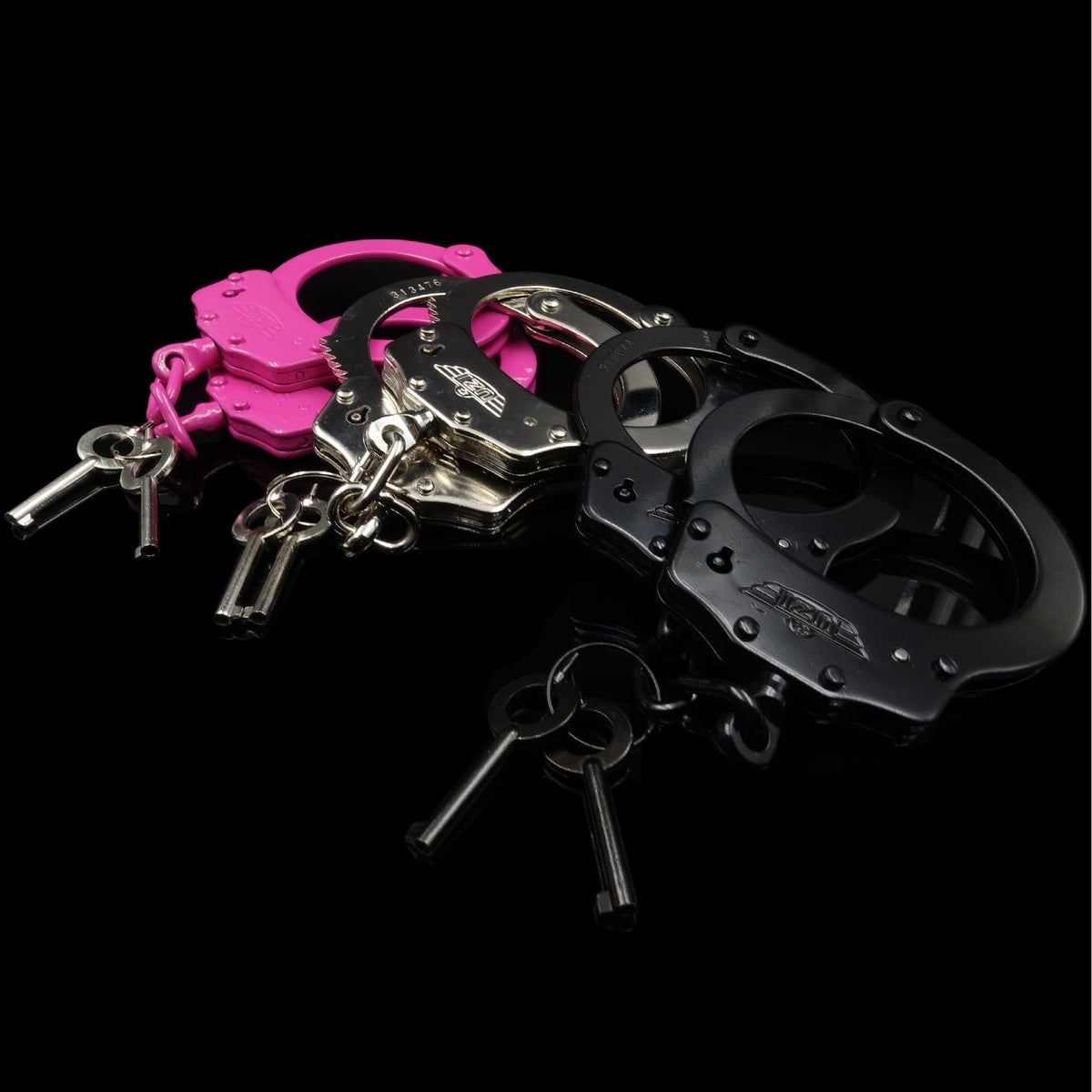 Caliber Gourmet - UZI Chain Handcuffs - Silver