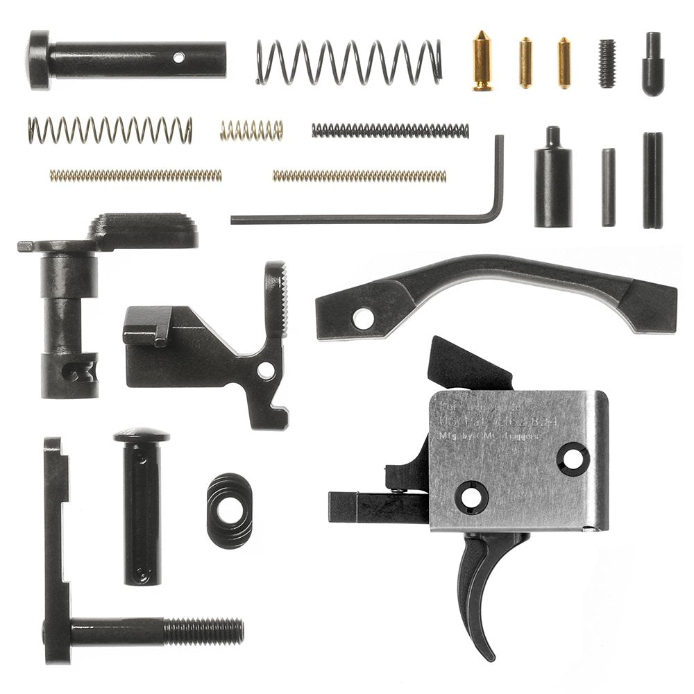 CMC Triggers - AR-15 Lower Parts Kit with Curved Trigger