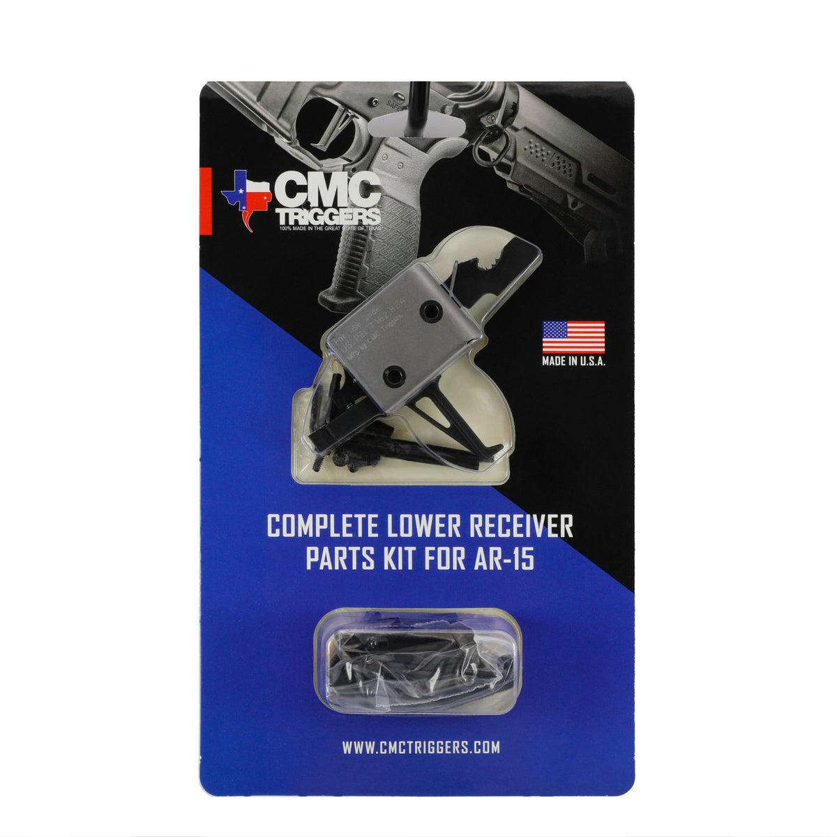 CMC Triggers - AR-15 Lower Parts Kit with Flat Trigger