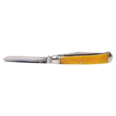 Cold Steel - Trapper Folding Knife with Yellow Bone Handle