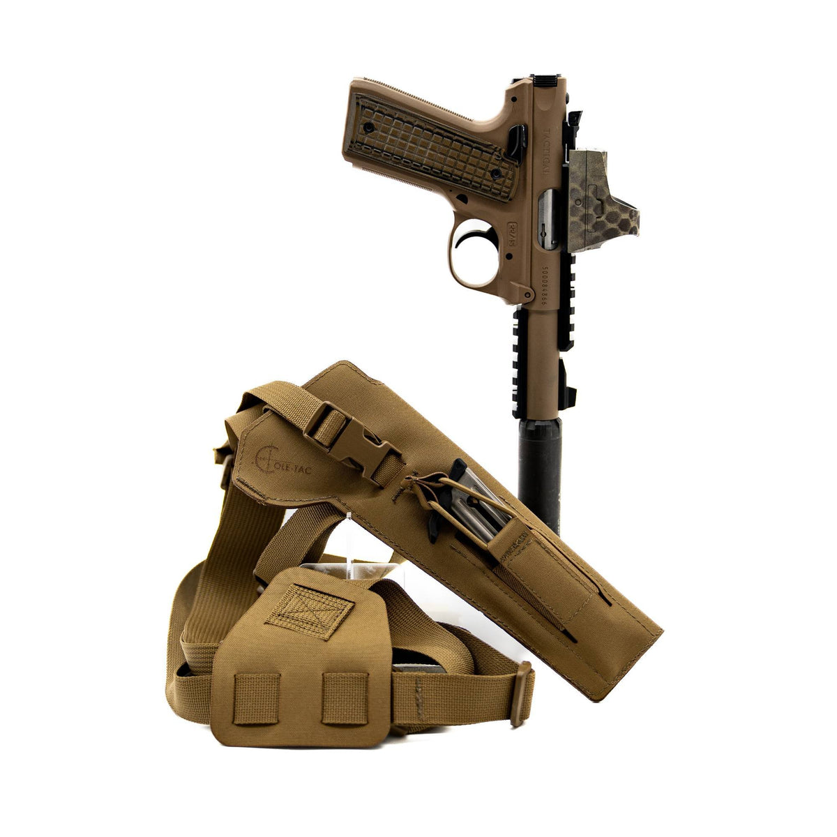 Cole-TAC - Varmint Wrangler Suppressed .22 Pistol Holster - Ranger