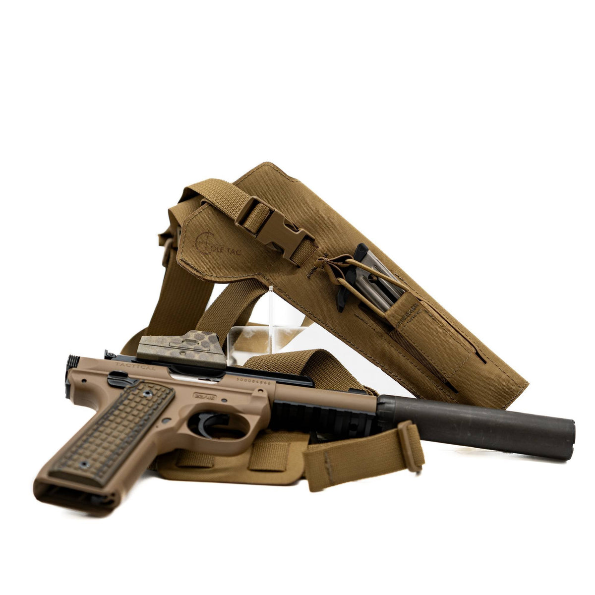 Cole-TAC - Varmint Wrangler Suppressed .22 Holster - MultiCam