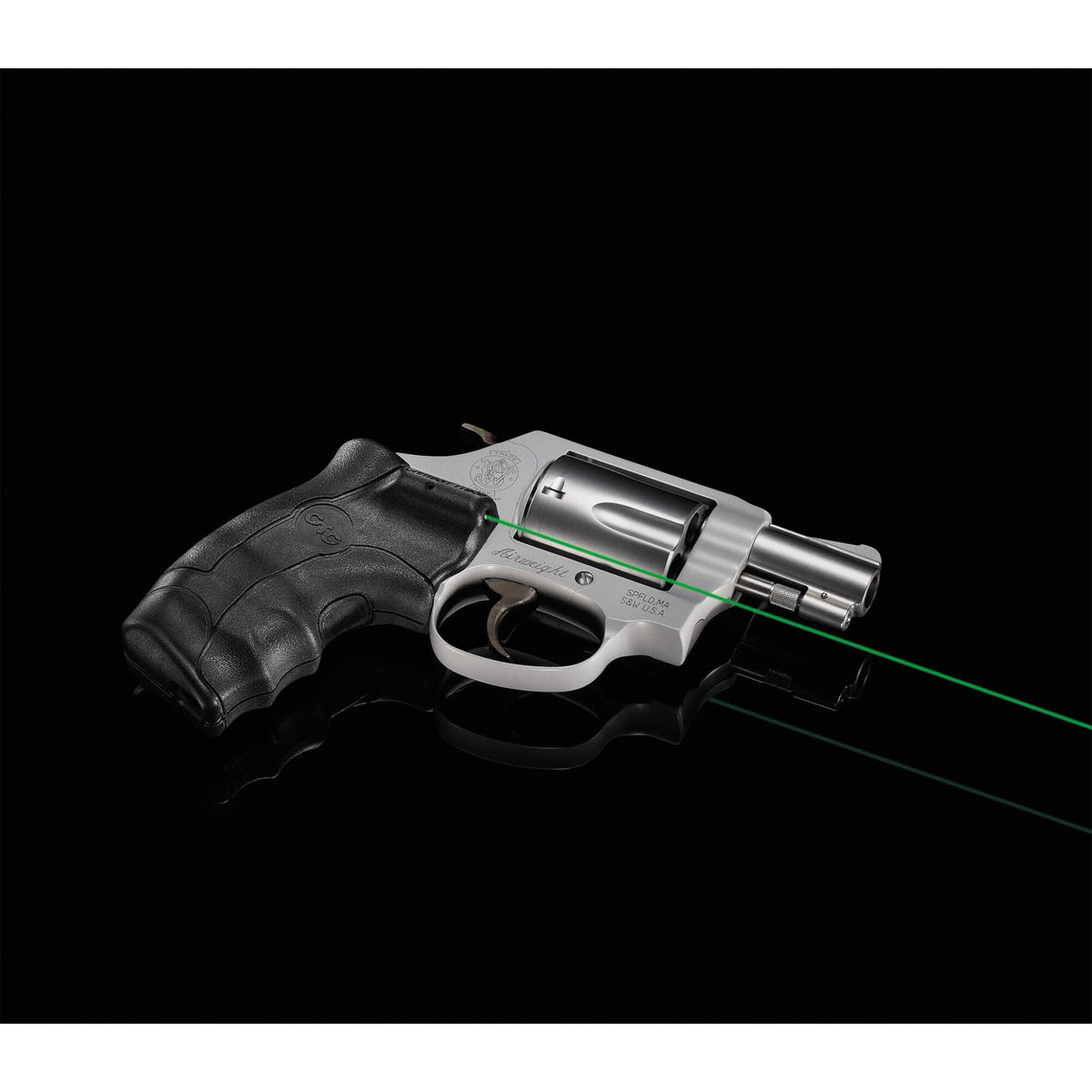 Crimson Trace - LG-350G Green Lasergrips for S&W J-Frame