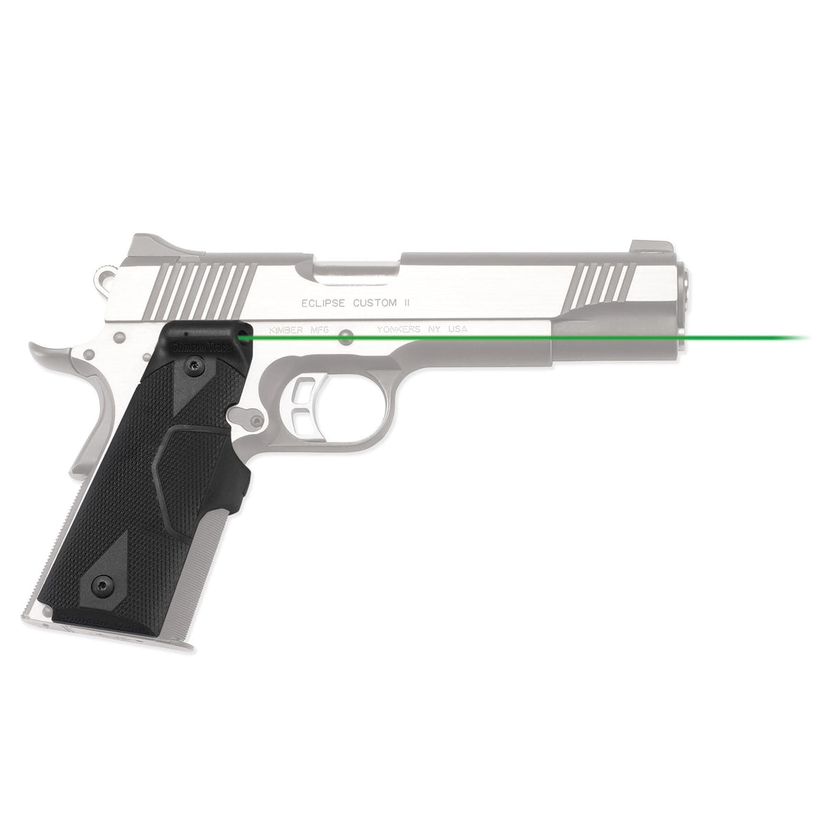 Crimson Trace - LG-401G Green Lasergrips for 1911 Full-Size