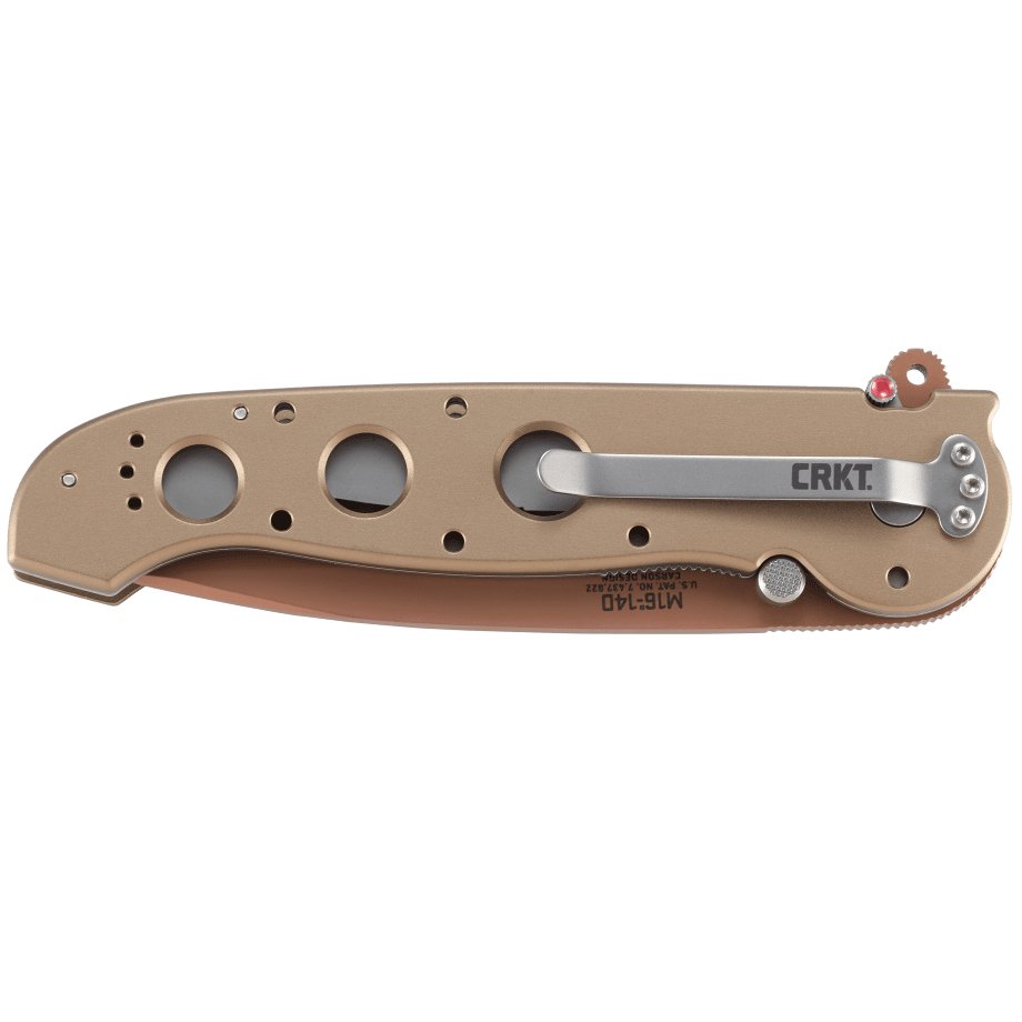 Columbia River Knife & Tool - M16 Copper Folding Knife with Liner Lock