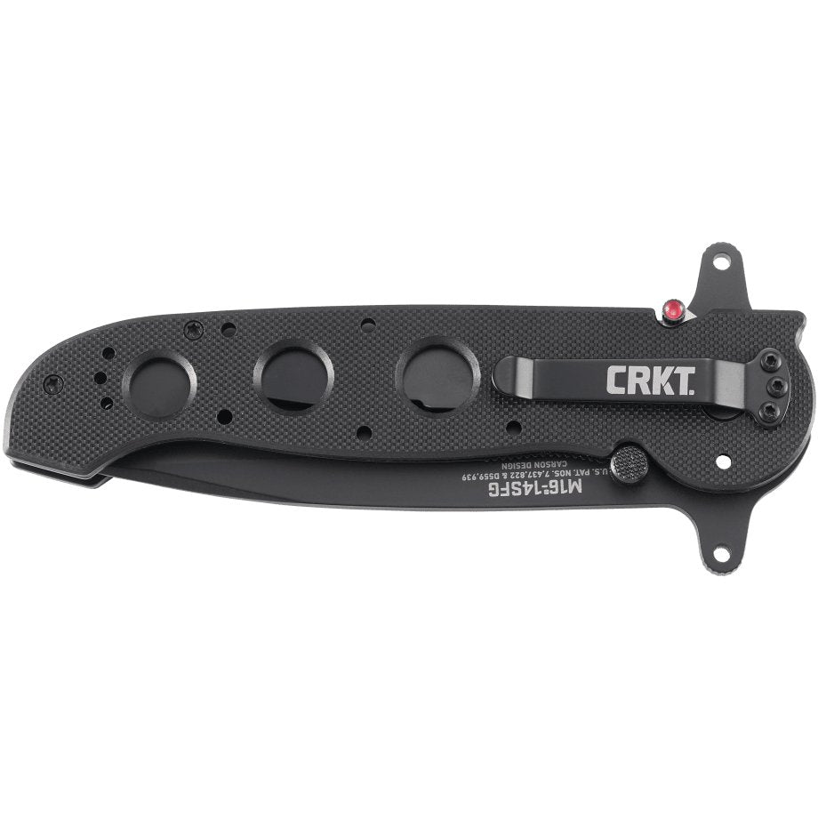 Columbia River Knife & Tool - M16-14SFG Black Folding Knife