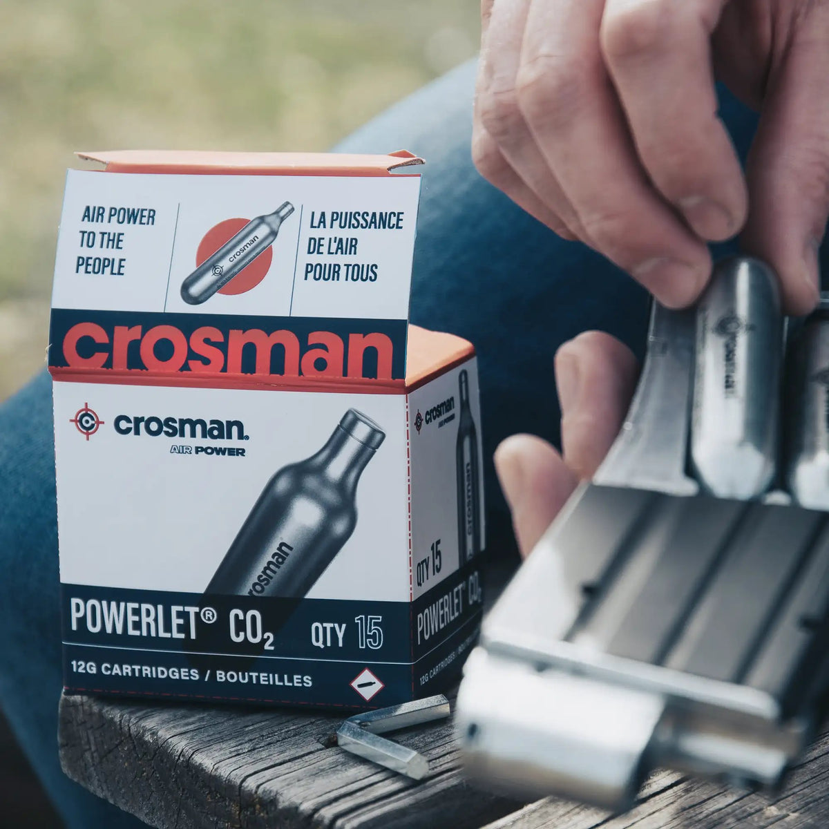 Crosman - 12-Gram Powerlet CO2 Cartridges - 15 Pack