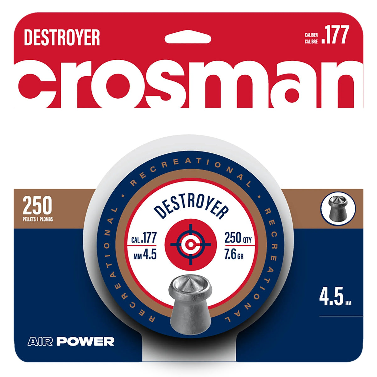 Crosman - Destroyer Pellets .177 Caliber
