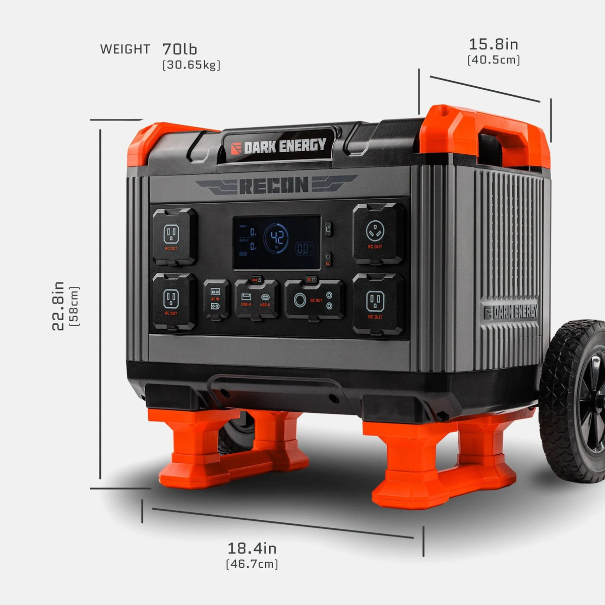 Dark Energy - Recon 2000 Portable Power Station 2016Wh — view 4