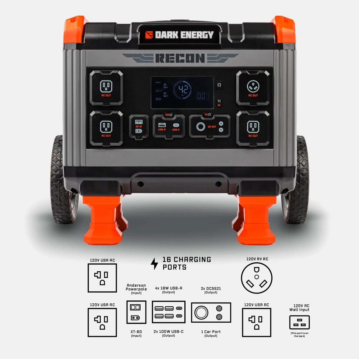 Dark Energy - Recon 2000 Portable Power Station 2016Wh — view 5