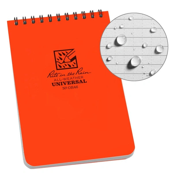 Rite in the Rain - 4x6 Orange Notebook