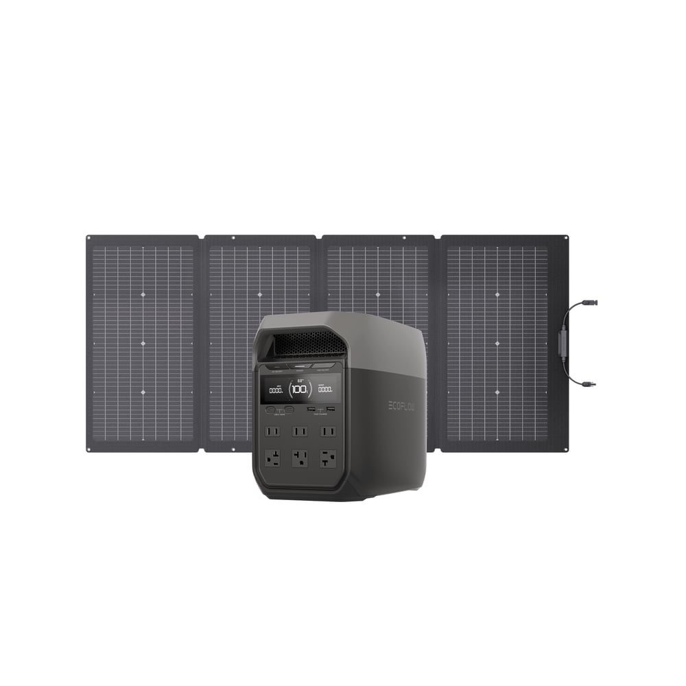 EcoFlow – DELTA 3 Portable Power Station, 1024Wh, 1800W Output
