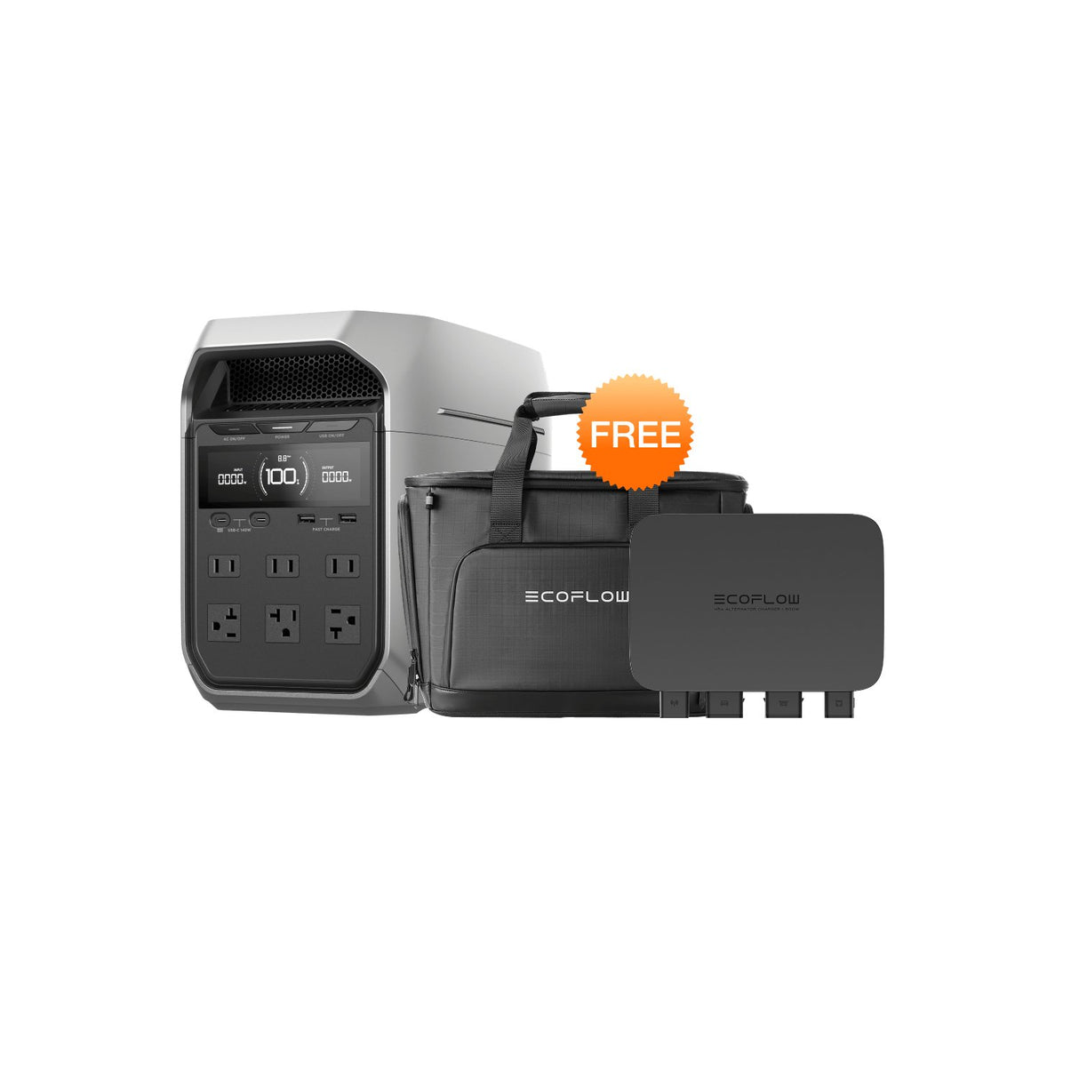 EcoFlow - 500W Alternator Charger for Vehicles