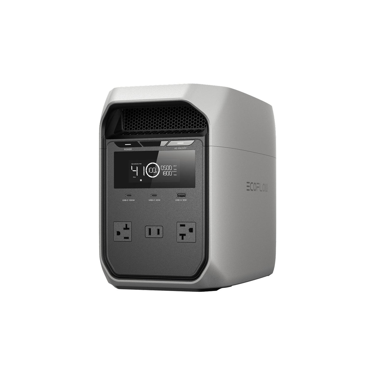 EcoFlow - DELTA 3 CLASSIC Portable Power Station - Light Gray