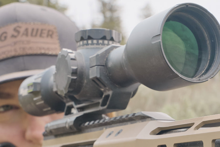 High-tech electro-optics riflescope for precision shooting in tactical and survival scenarios