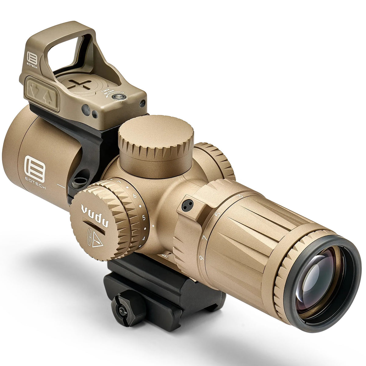 EOTECH - Vudu 3-9x32 SFP Scope with EFLX & Ring Mount - Black