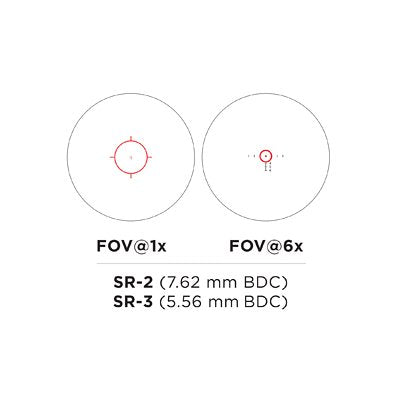 EOTECH - Vudu 1-6x24 FFP Scope with SR3 Reticle, Black