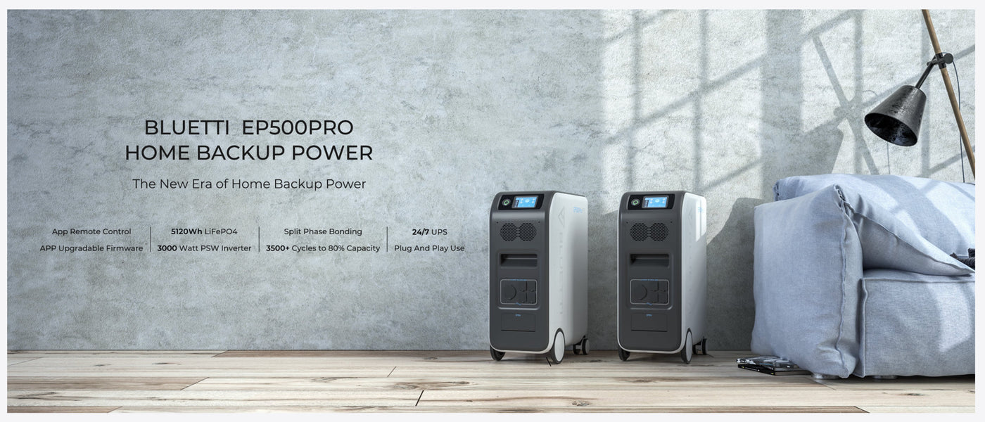 Portable EP500Pro power station for emergency preparedness and outdoor survival situations