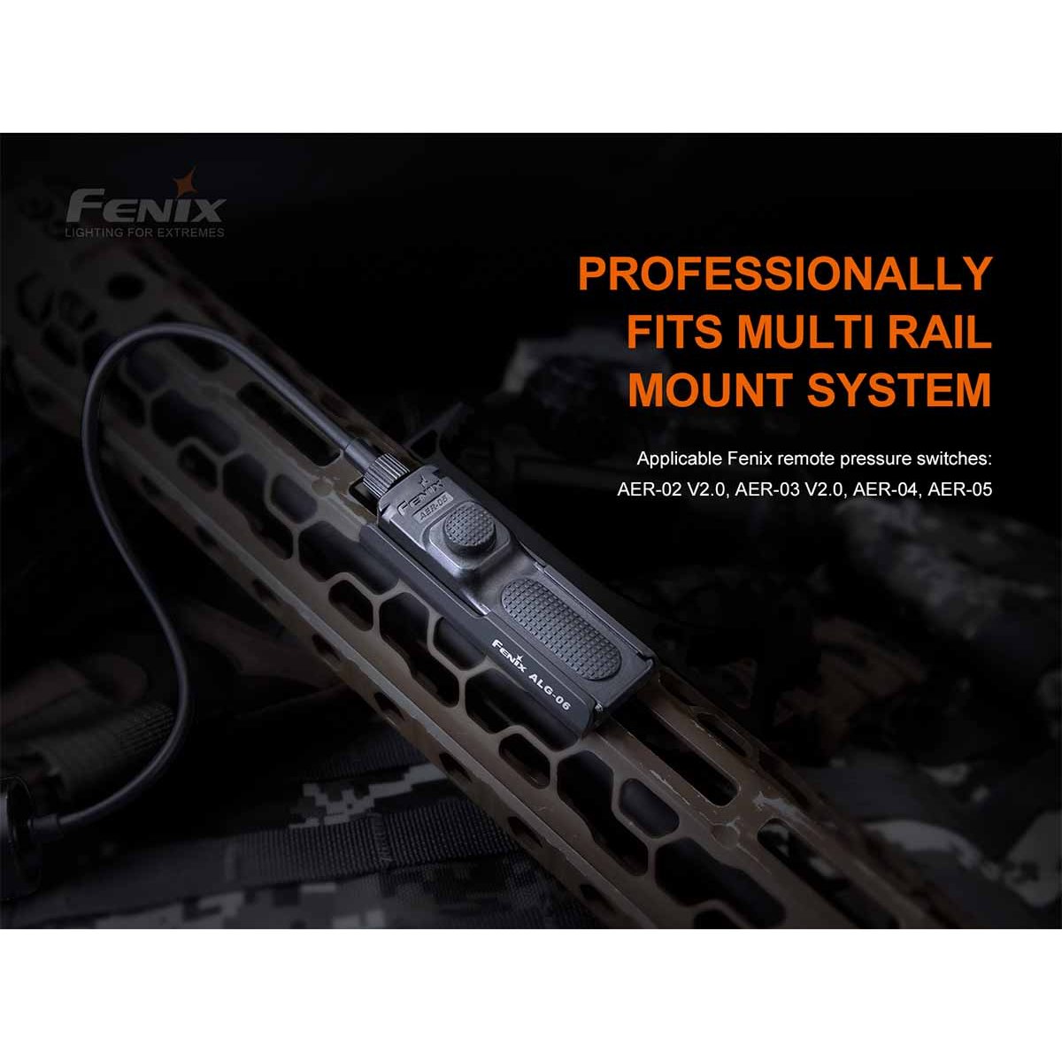 Fenix - ALG-06 Pressure Switch Mount for Multi Rail Systems