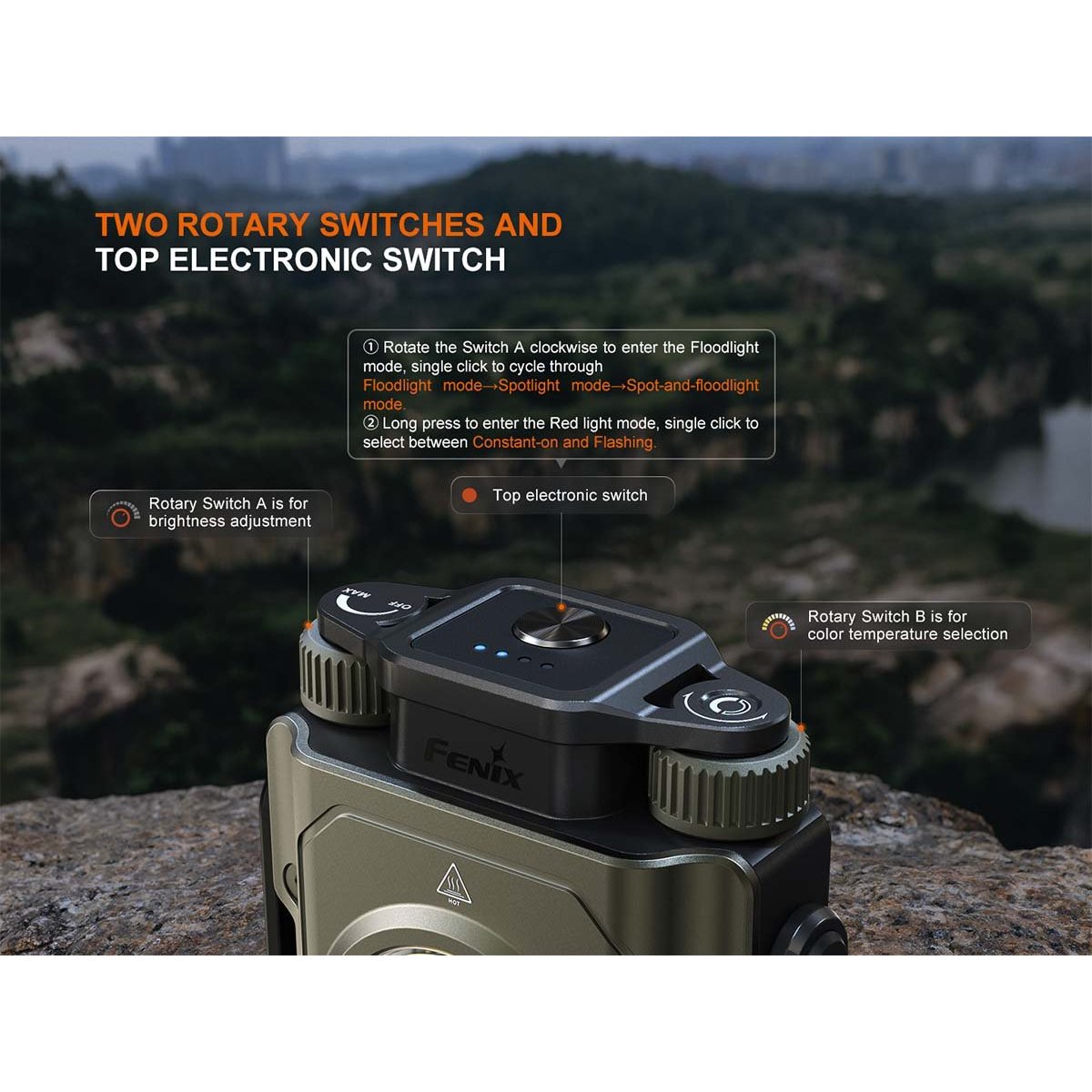 Fenix - CL27R Rechargeable Lantern - Wild Green