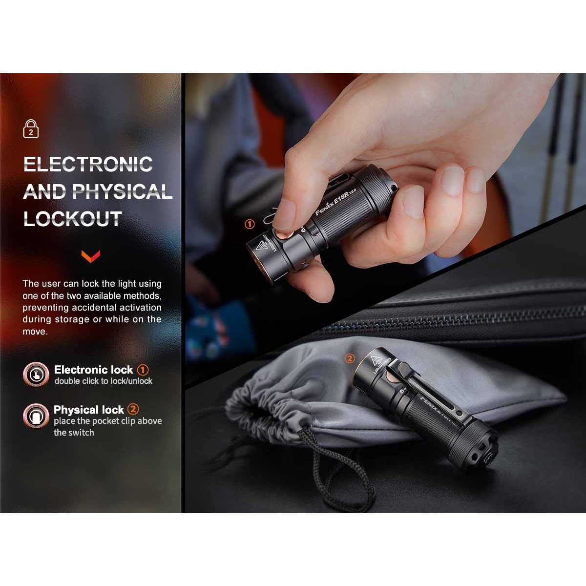Fenix - E18R V2.0 Rechargeable EDC Flashlight