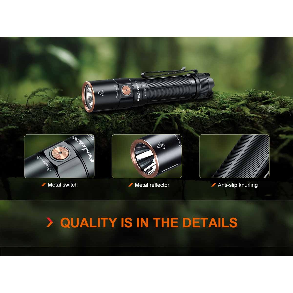Fenix - E28R V2.0 Rechargeable EDC Flashlight
