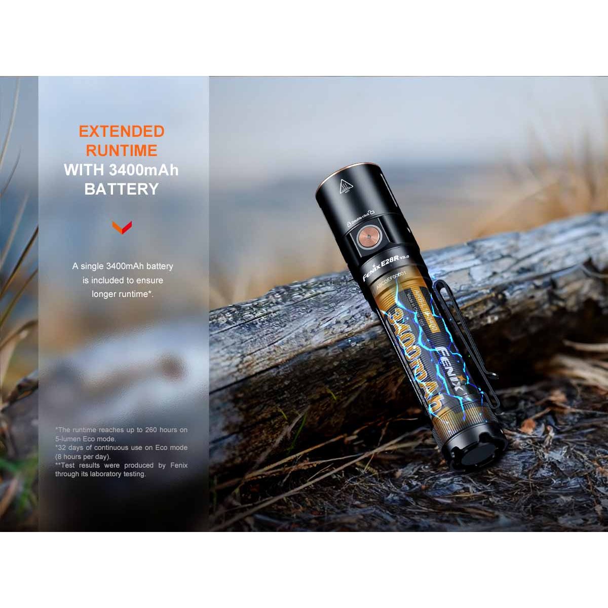Fenix - E28R V2.0 Rechargeable EDC Flashlight