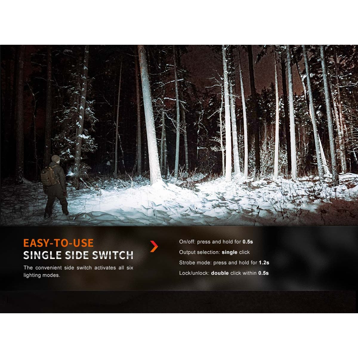 Fenix - E35R Rechargeable EDC Flashlight
