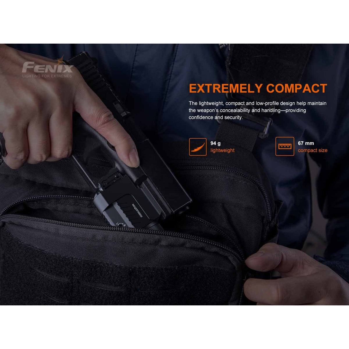 Fenix - GL22 Tactical Weapon Light with Red Laser