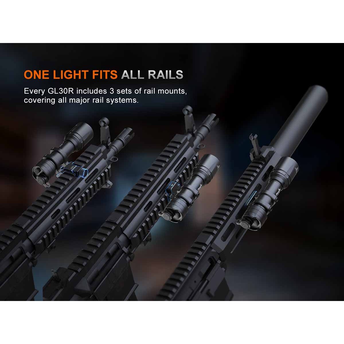 Fenix - GL30R Weapon-Mounted Flashlight