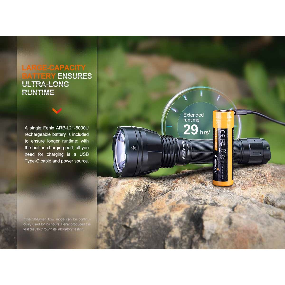 Fenix - HT32 Flashlight with Red/Green LEDs