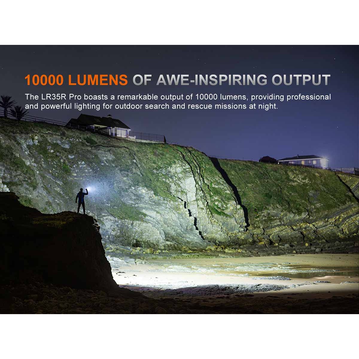 Fenix - LR35R PRO 10000 Lumen Flashlight