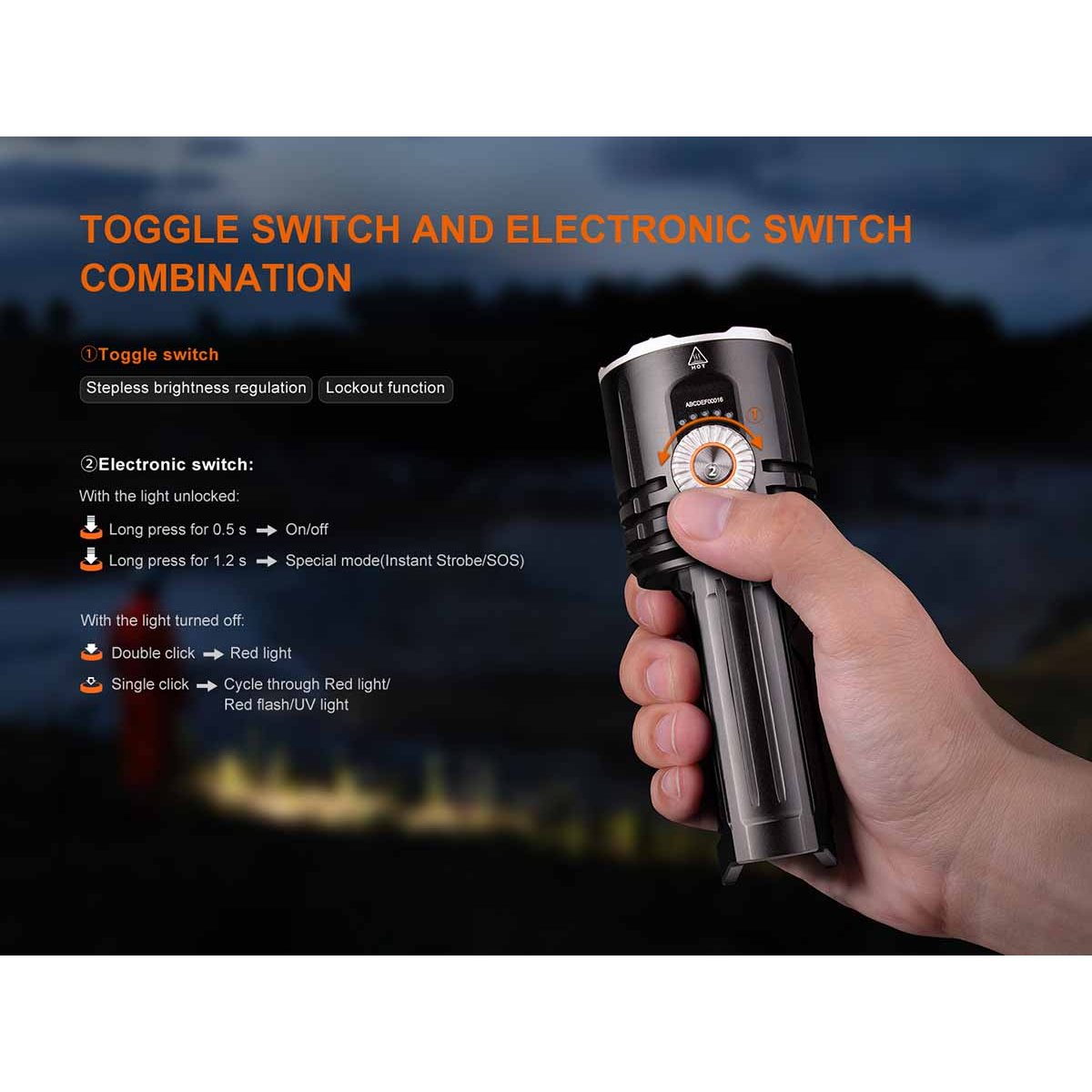 Fenix - LR35R PRO 10000 Lumen Flashlight