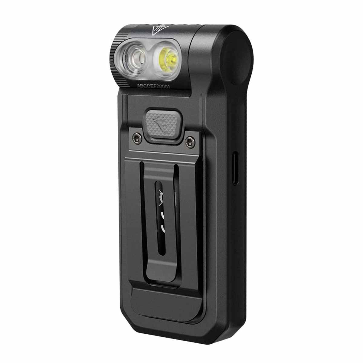 Fenix - SW05R-RED Clip On Flashlight with Red Light - Black