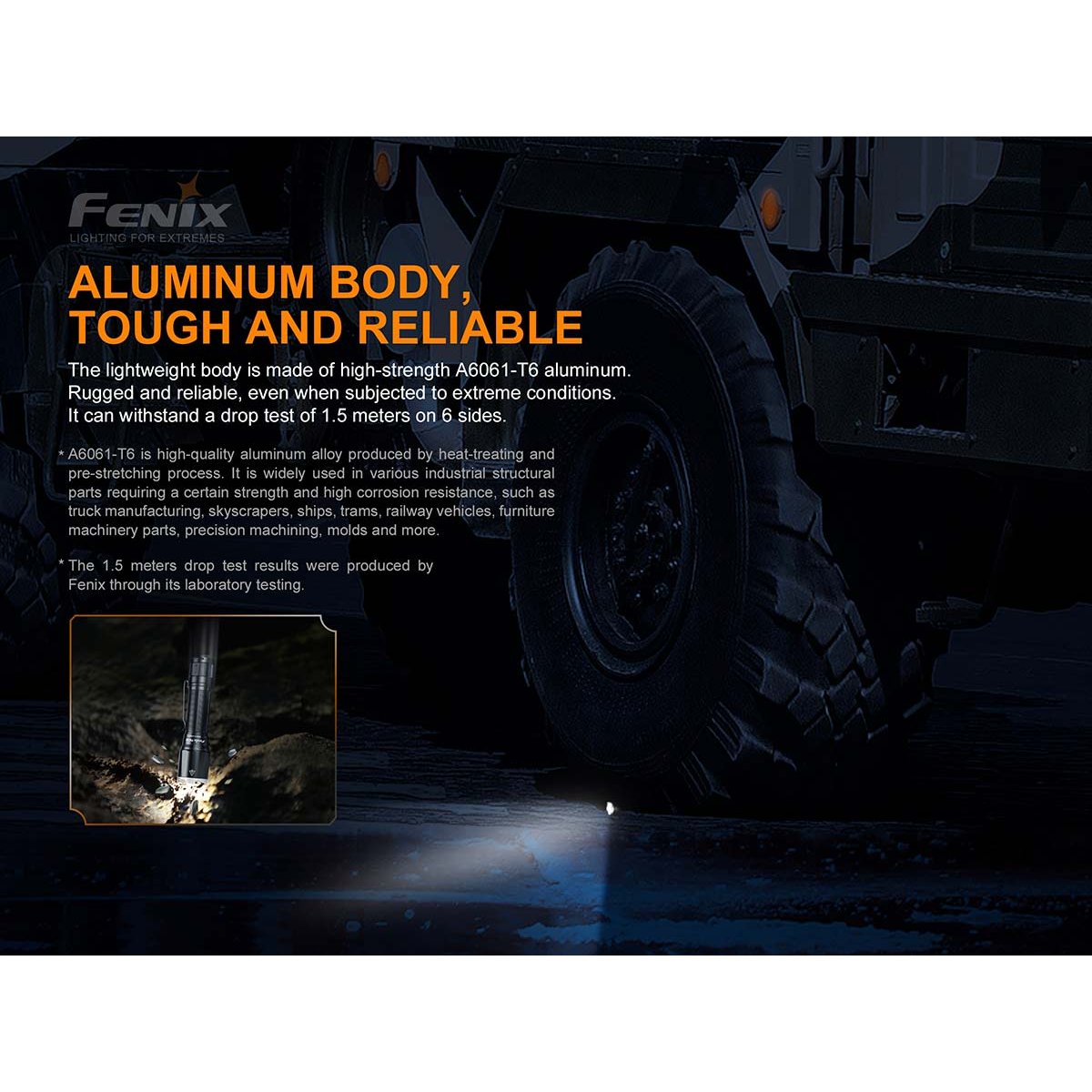 Fenix - TK16 V2.0 Tactical Flashlight - Black