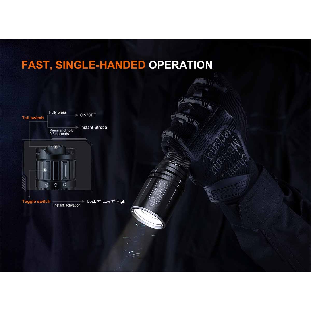 Fenix - TK30R White Laser Flashlight