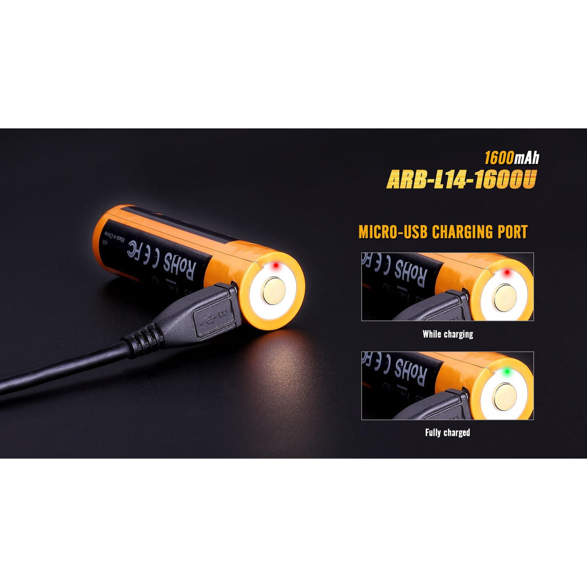 FENIX - ARB-L14-1600U USB Rechargeable Battery