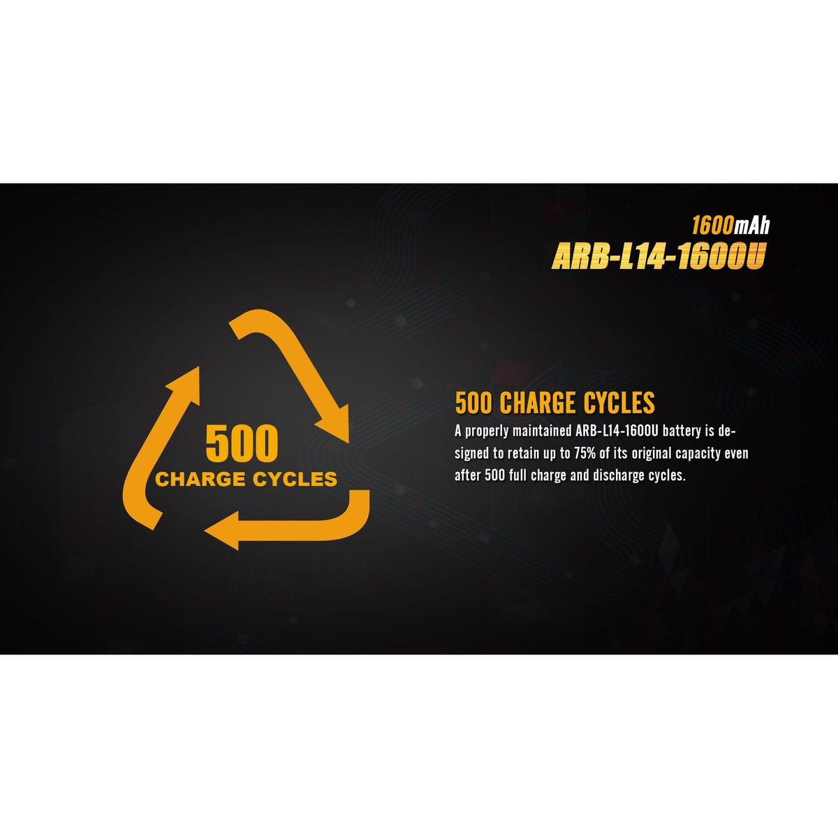 FENIX - ARB-L14-1600U USB Rechargeable Battery