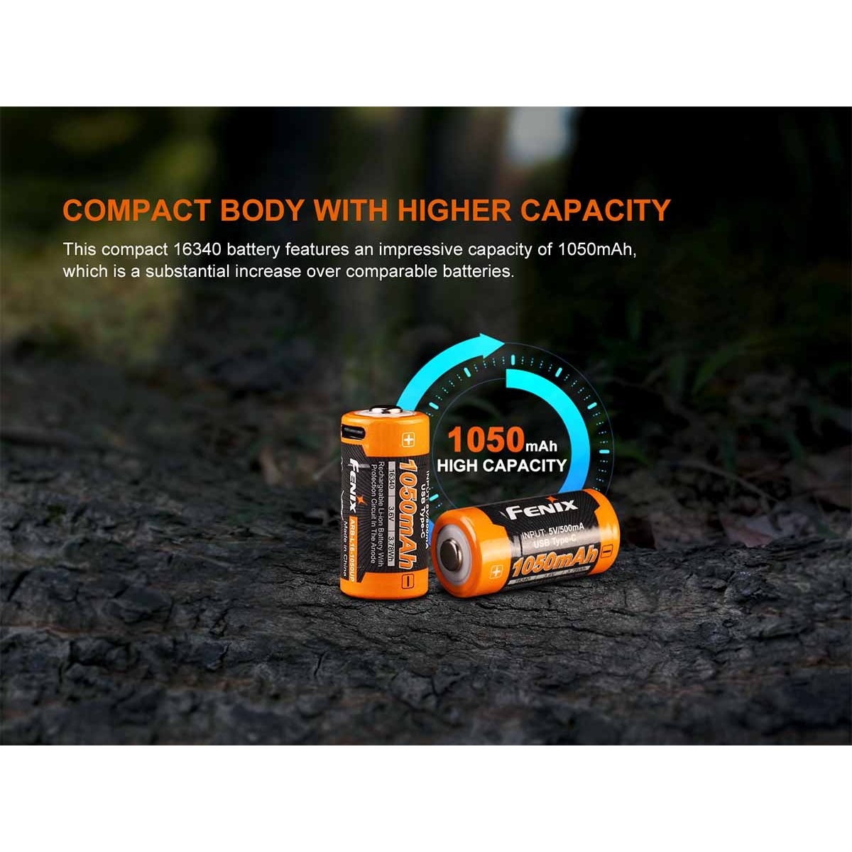 Fenix - ARB-L16-1050UP Rechargeable Battery with USB-C