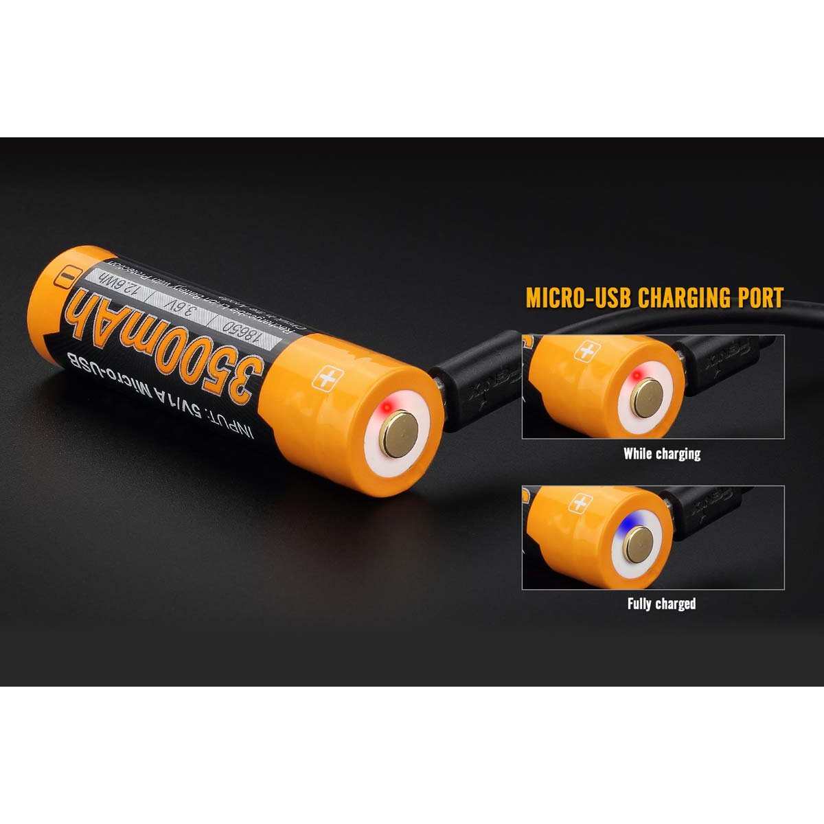 FENIX - ARB-L18-3500U USB Rechargeable 18650 Battery