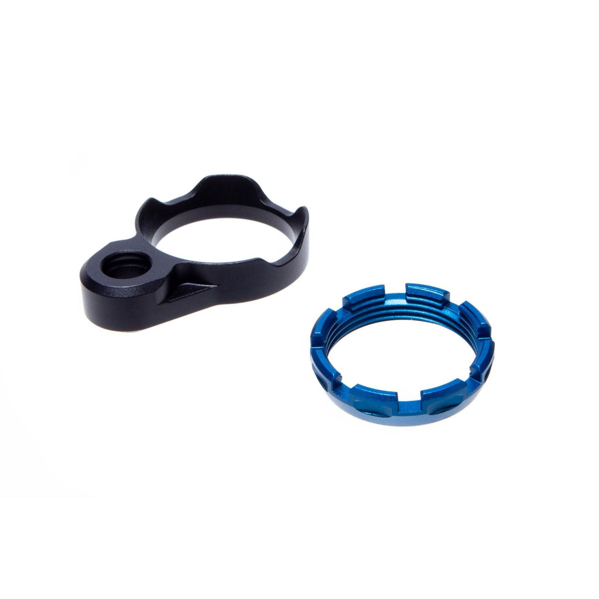 Fortis Manufacturing - K1 System Castle Nut and End Plate - Black — view 5