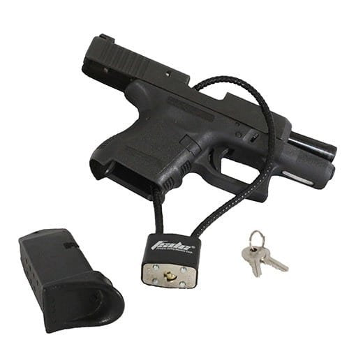 Firearm Safety Devices - 15” Cable Gun Lock (Black)