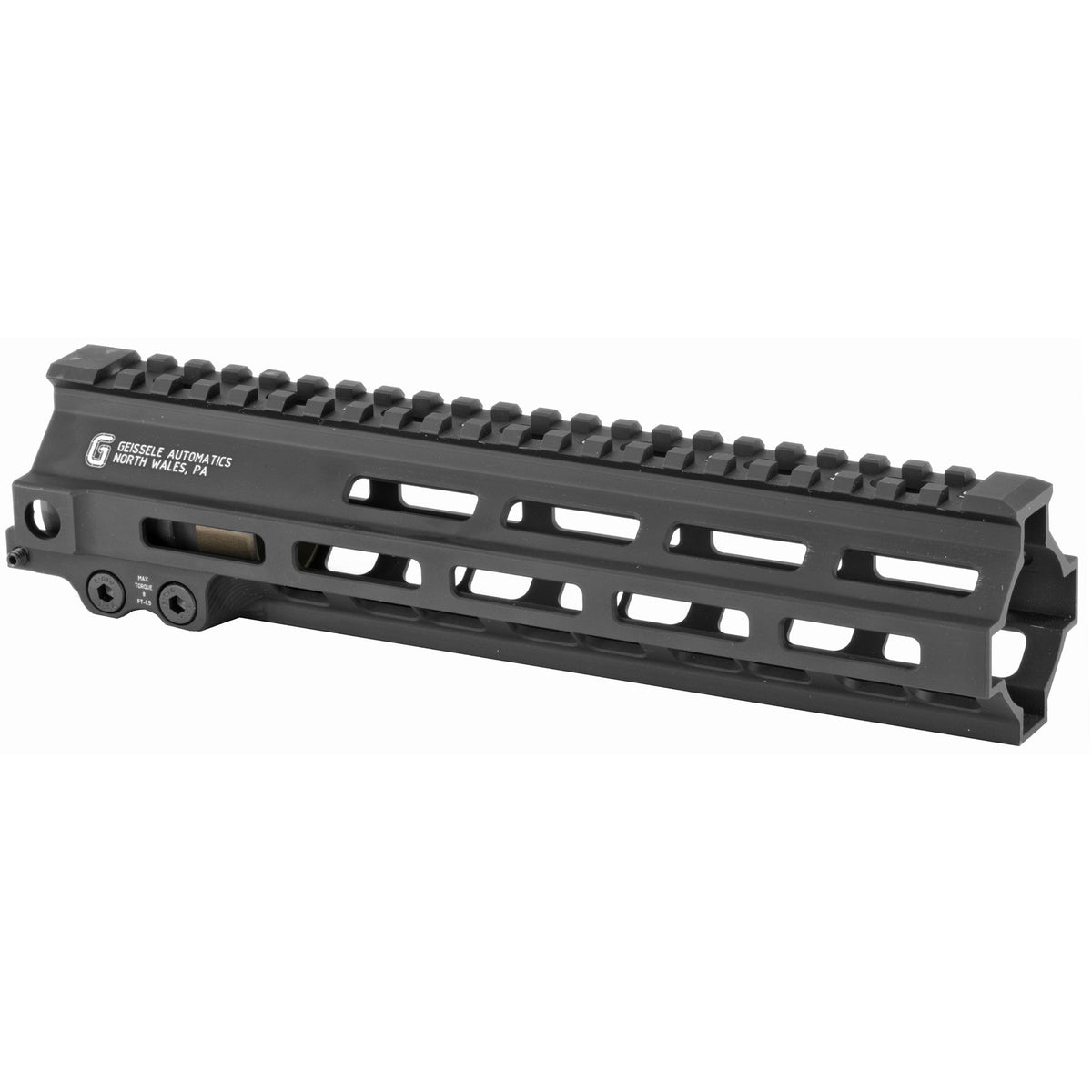 Geissele Automatics - 9.3" Super Modular Rail MK8 M-LOK - Black — view 9