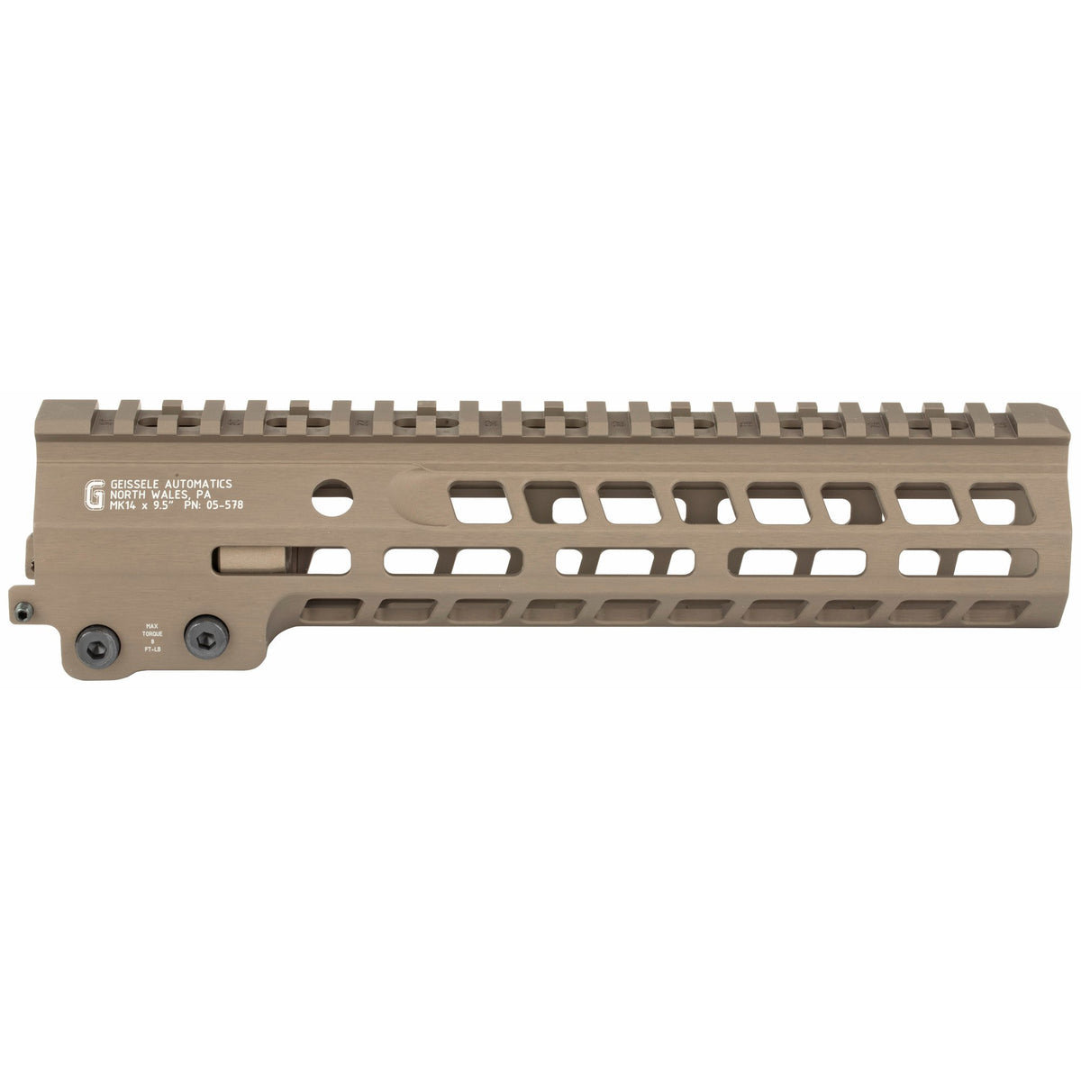 Geissele Automatics - 9.3" Super Modular Rail MK14 M-LOK - DDC — view 3